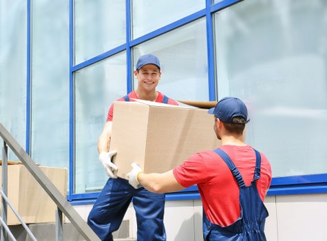 A pre-move safety check of access routes and loading area