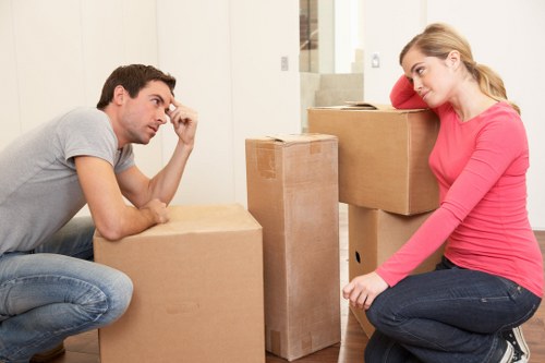 Removal team handling a residential move near Holland Park and nearby West London areas